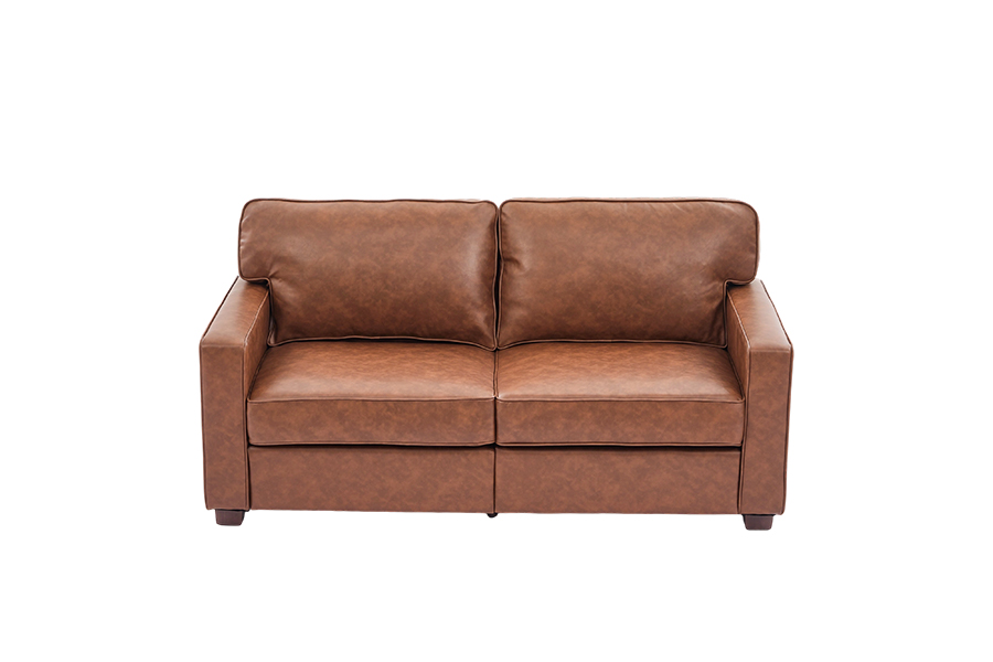 Canapé, chaise (SF021-BR-S)/causeuse (SF021-BR-M)/canapé (SF021-BR-L) en simili cuir PU